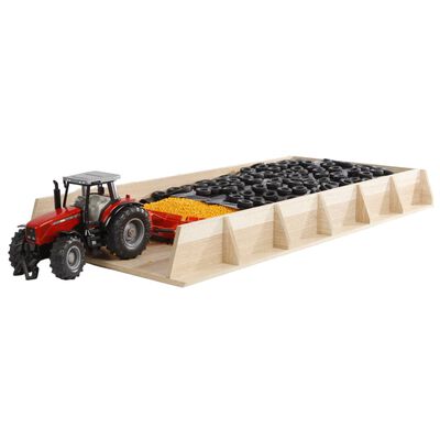Silo De Ferme 1:32 – Mega Silo Kids Globe – Avec Grande Ouverture Pour Maïs – Jouet Agricole Réaliste