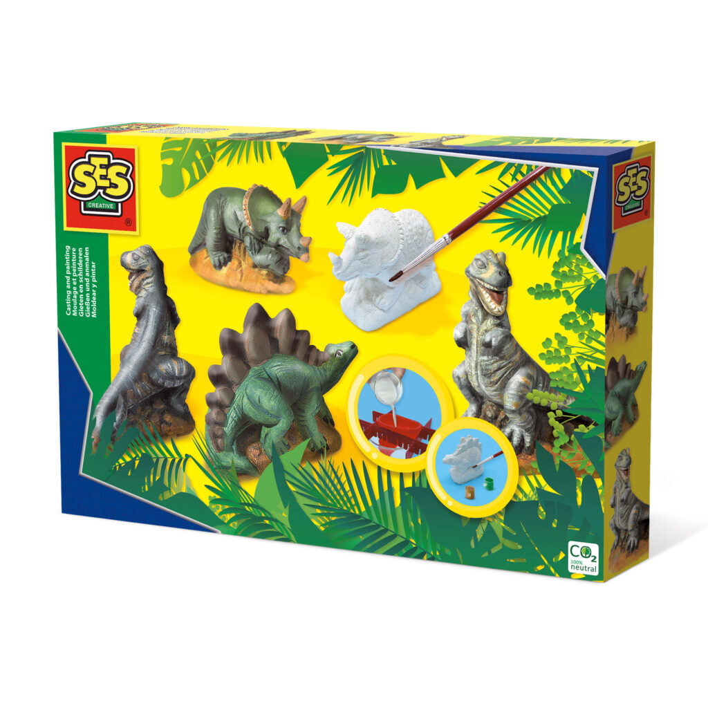Casting and painting – Dinosaurs