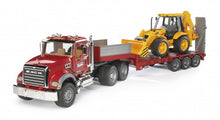 Load image into Gallery viewer, MACK Granite Low loader and JCB 4CX