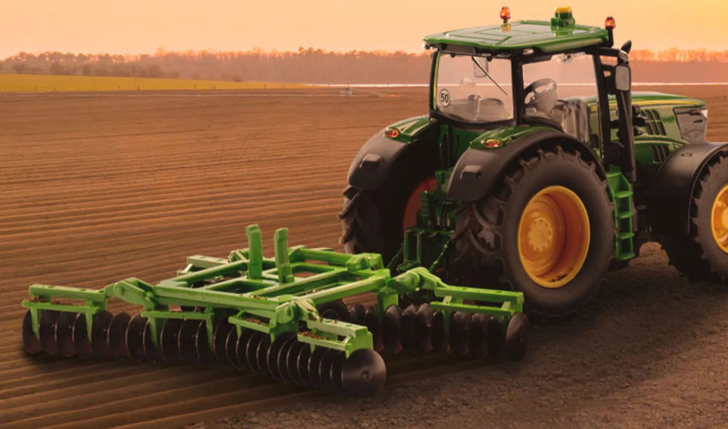 1:32 Disc harrow