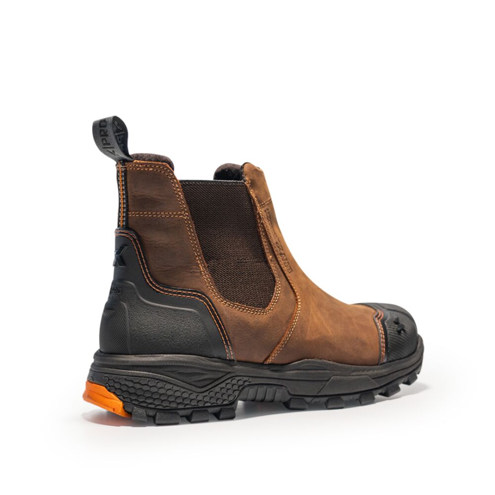 Xpert Pro Forge Waterproof S7L Safety Dealer Boot Brown