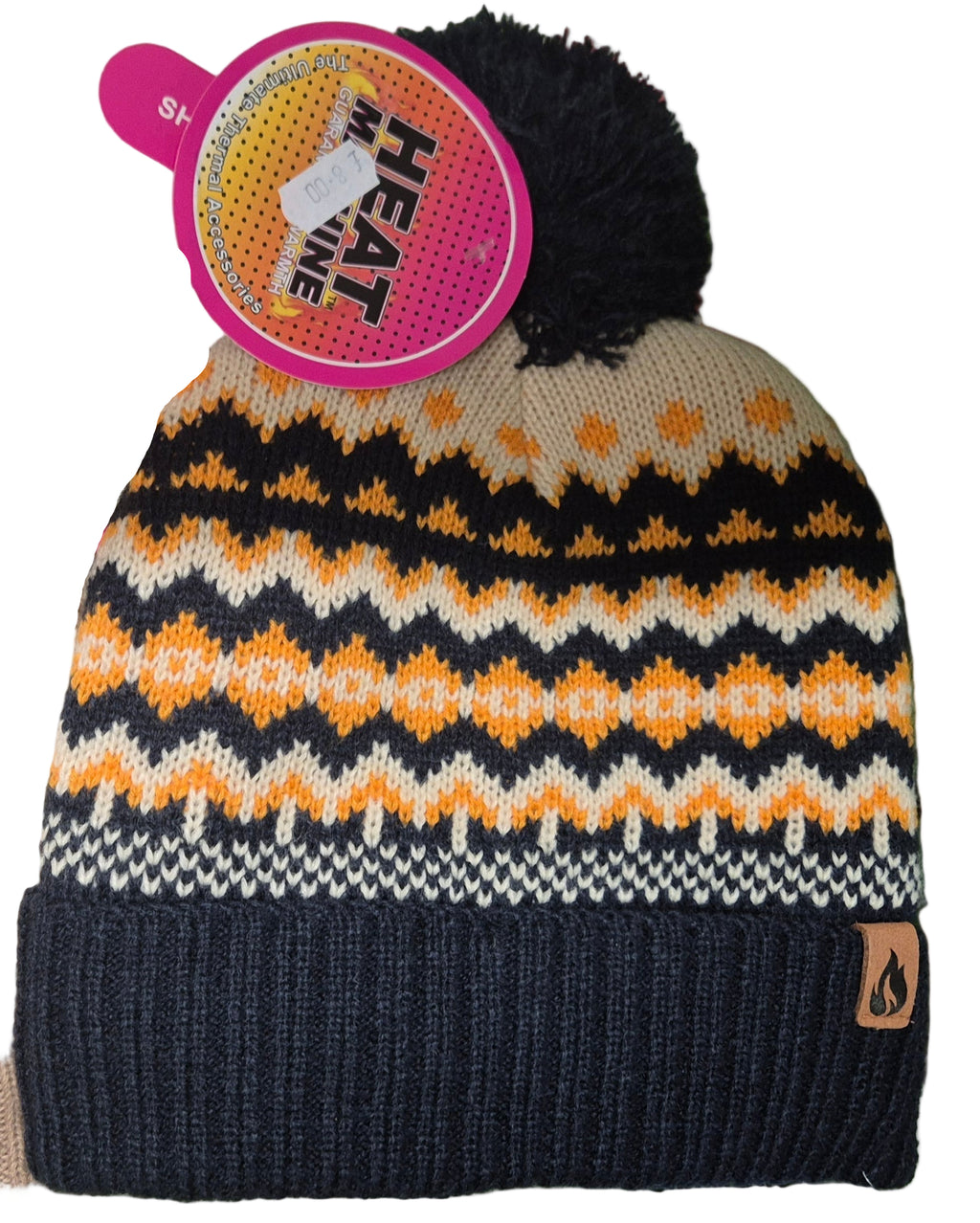 HEAT MACHINE LADIES NORDIC BOBBLE HAT