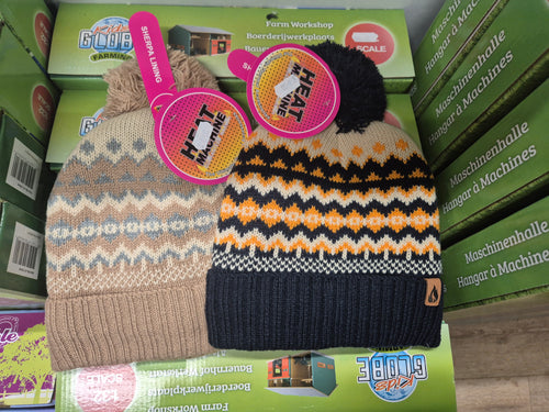 HEAT MACHINE LADIES NORDIC BOBBLE HAT