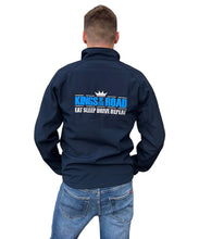 Load image into Gallery viewer, Adults Navy Jacket with Blue Embroidered Logo