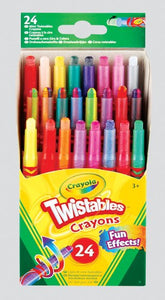 CRAYOLA 24 MINI TWISTABLE CRAYONS