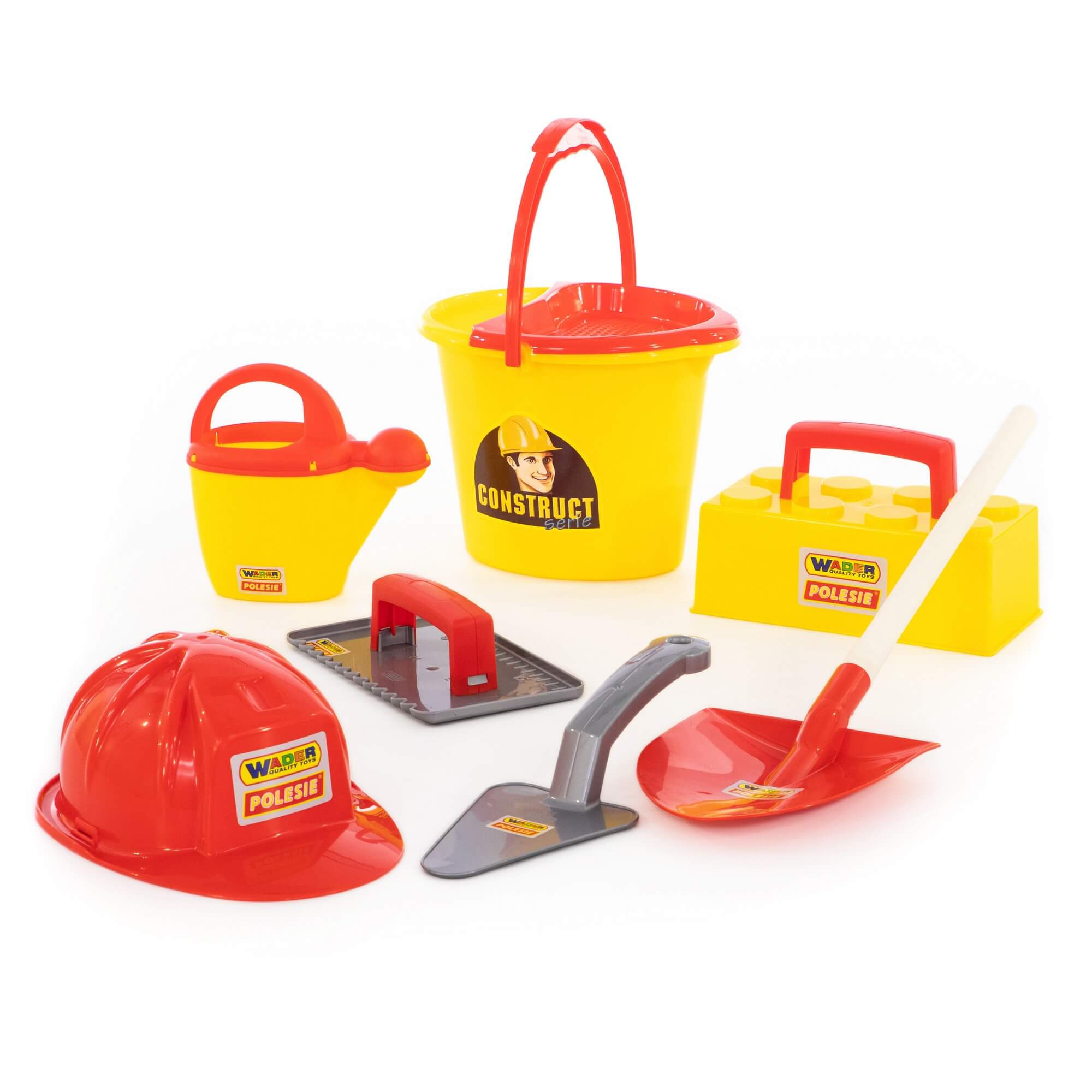 Bucketset worker ConsTruct, 8 pieces