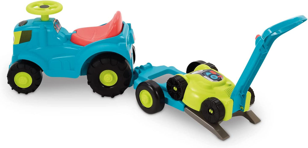 Ecoiffier Tractor Trailer and Lawnmower