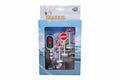 Traffic light with 3 traffic signs