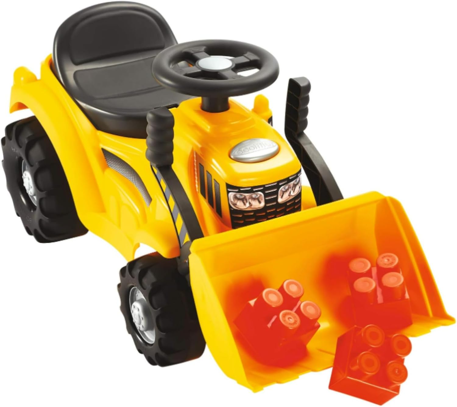 Ecoiffier Tractor & bricks