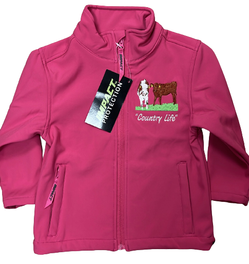 Kids Impact Black Softshell Jacket – Farm