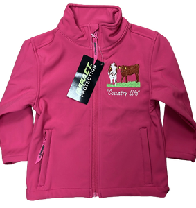 Kids Impact Black Softshell Jacket – Farm