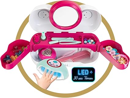 Hairstyling case and nail salon