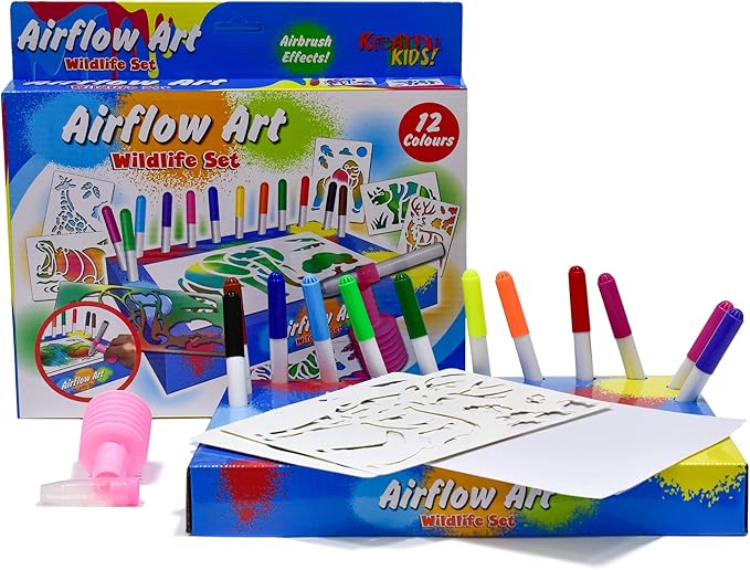 Wildlife Air Flow Pens Playset