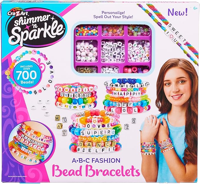 Shimmer n Sparkle ABC Fashion Bead Bracelets Bracelet Maker