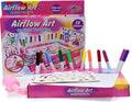 Airflow Art Magical World Set Including 12 Colours And Airflow Pen Adaptor - Airbrush Art - Girls Craft Toys