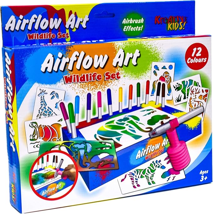 Wildlife Air Flow Pens Playset