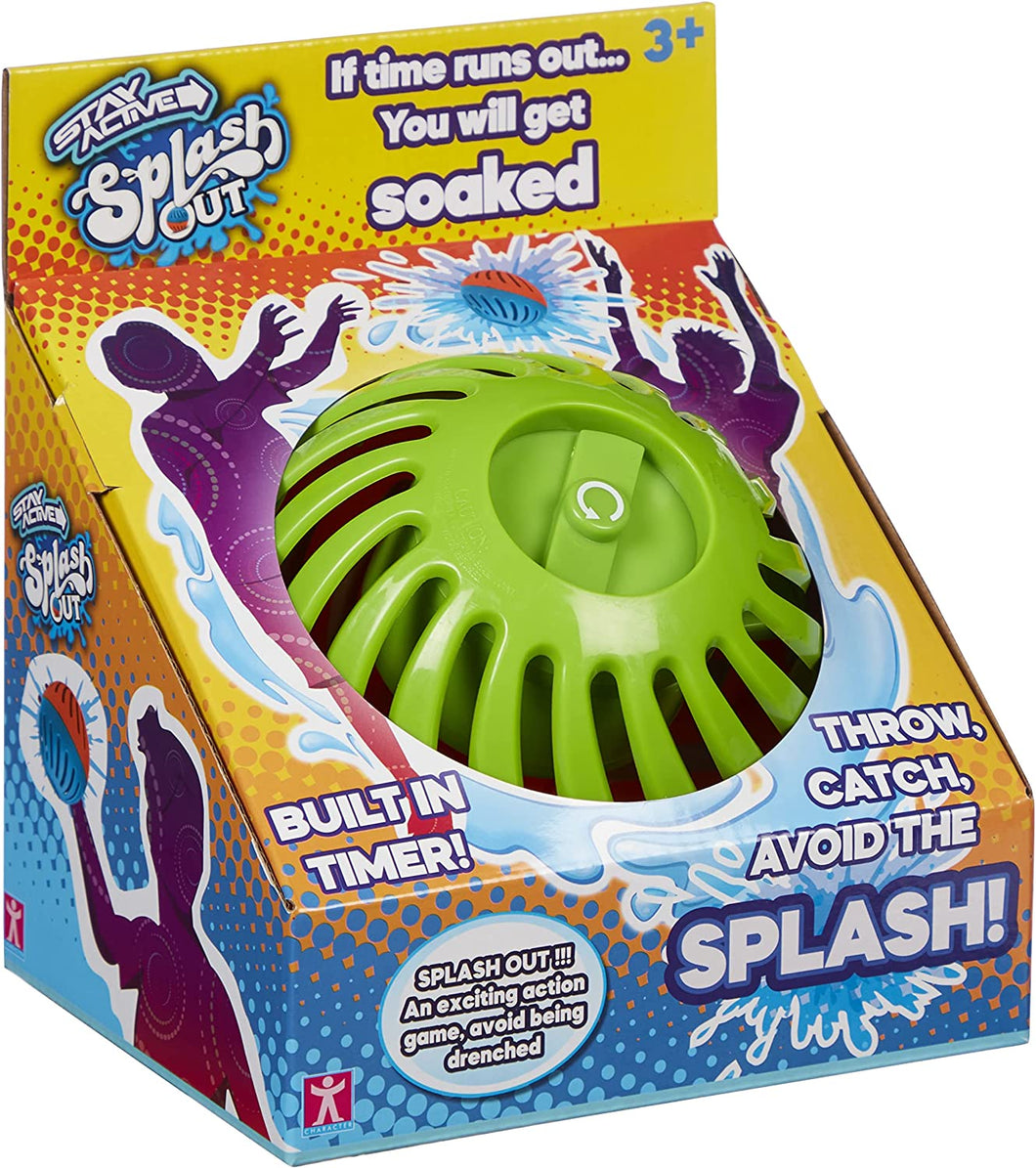 STAY ACTIVE SPLASH OUT throwing & catching water bust with timer balloon