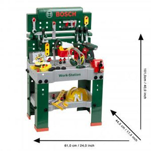 BOSCH workbench with screwing vehicle and DIY accessories