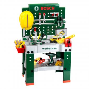 BOSCH workbench with screwing vehicle and DIY accessories