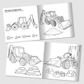 DIGGERS COLOURING BOOK