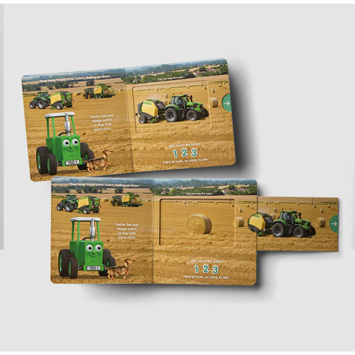 Down on the Farm Push-Pull-Slide Book