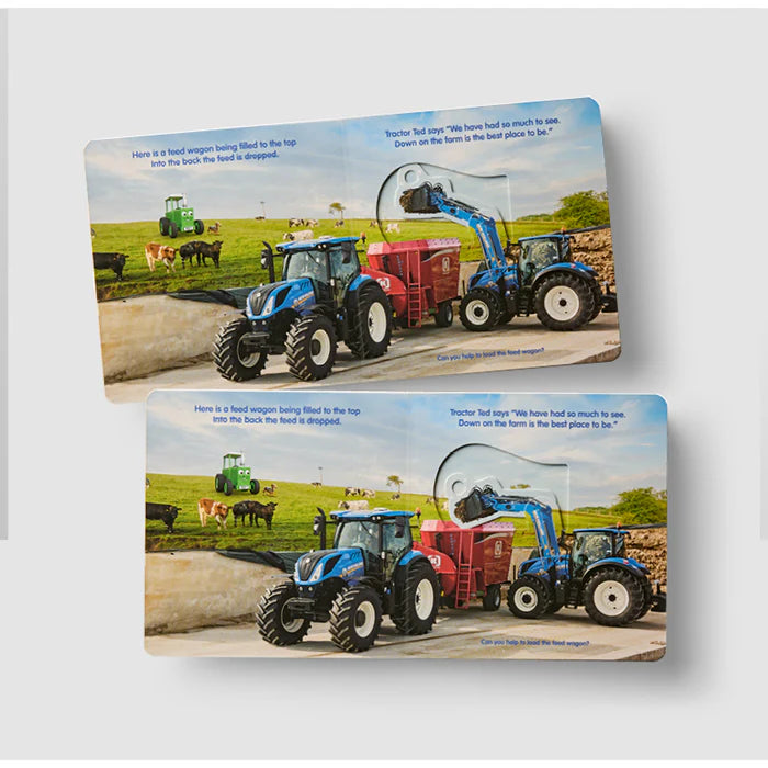 Down on the Farm Push-Pull-Slide Book