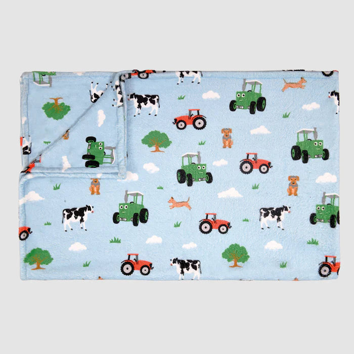 TRACTOR TED SNUGGLE BLANKET