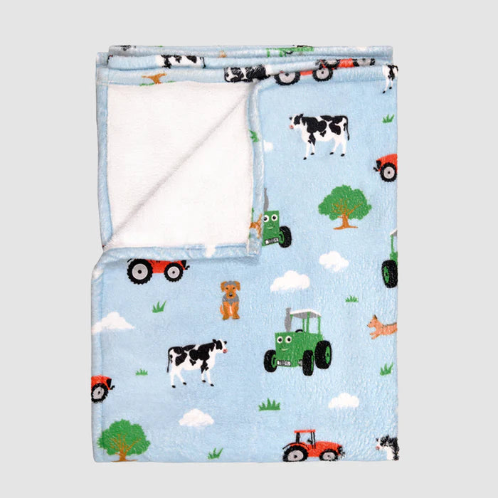 TRACTOR TED SNUGGLE BLANKET