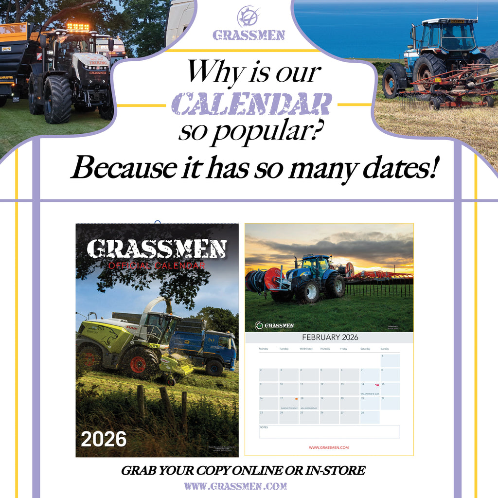 GRASSMEN 2026 A3 - 14 Month Calendar
