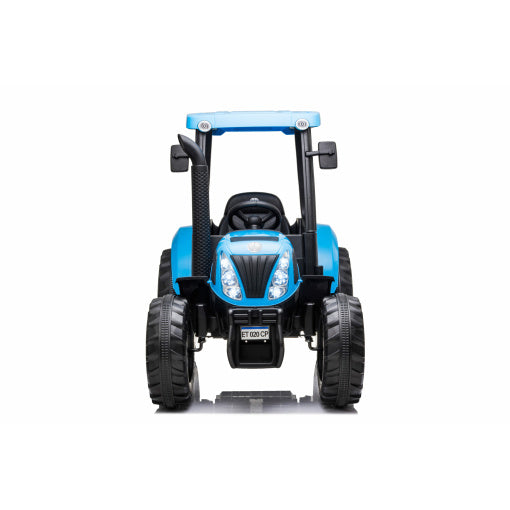 24V New Holland T7 Kids Electric Tractor With Cab & Remote Control