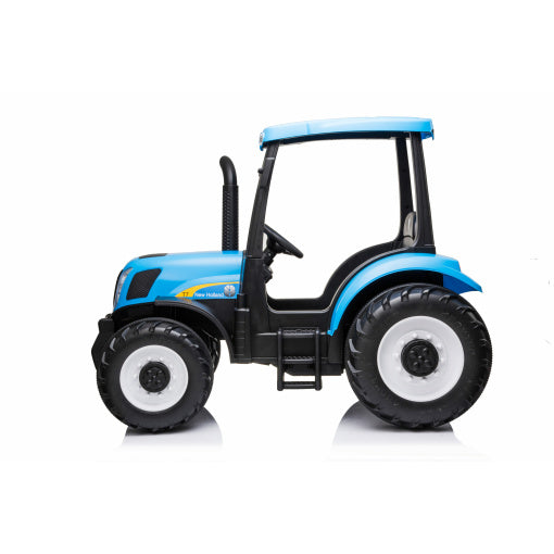24V New Holland T7 Kids Electric Tractor With Cab & Remote Control