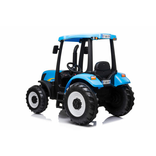 24V New Holland T7 Kids Electric Tractor With Cab & Remote Control