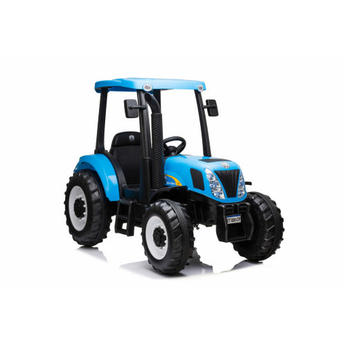 24V New Holland T7 Kids Electric Tractor With Cab & Remote Control