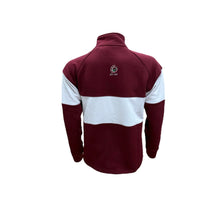 Load image into Gallery viewer, GRASSMEN Burgundy &amp; White - Kids Cotton Quarter Zip