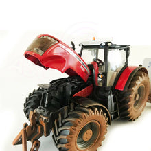 Load image into Gallery viewer, 1:32 Muddy Massey Ferguson Tractor with Ifor Williams Trailer