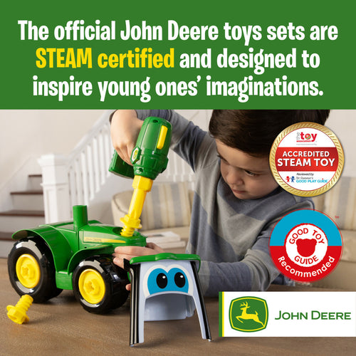 John Deere Key-n-Go Johnny Tractor with 15 Interactive Ways to Play