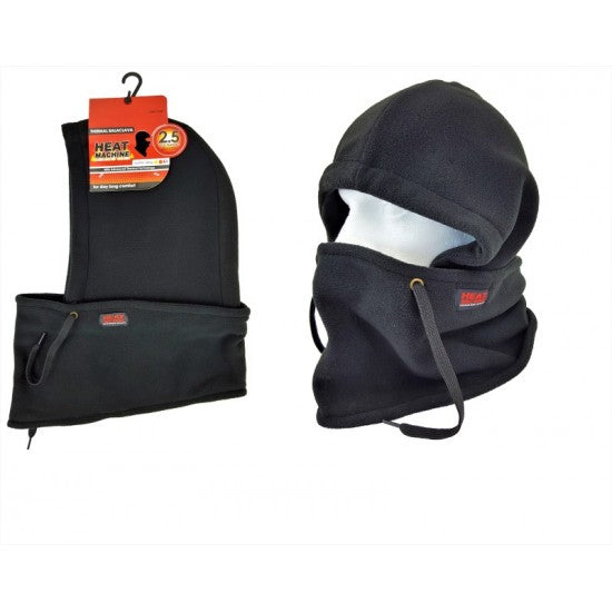 Heat Machine Fleece Balaclava Black