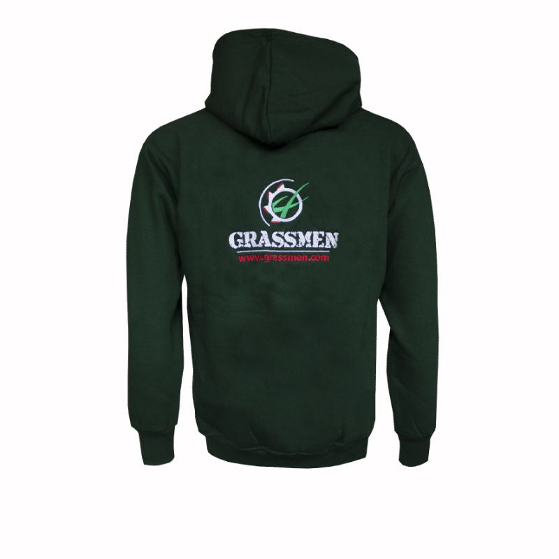 GRASSMEN Hoodie Bottle Green