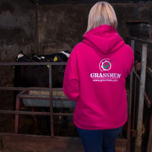 GRASSMEN PINK HOODIE