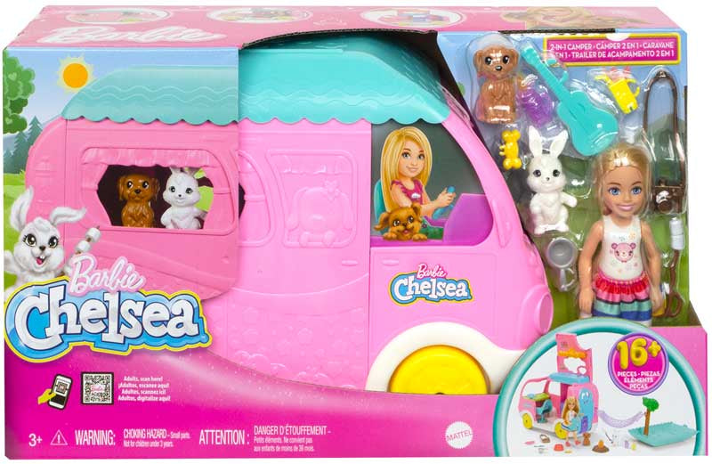 BARBIE CHELSEA CAMPER PLAY SET