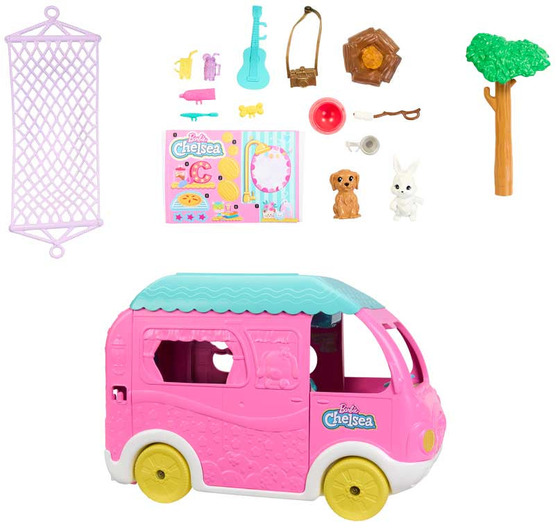 BARBIE CHELSEA CAMPER PLAY SET
