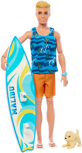 BARBIE MOVIE DELUXE KEN AND SURFBOARD