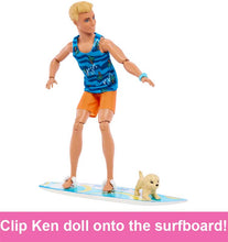 Load image into Gallery viewer, BARBIE MOVIE DELUXE KEN AND SURFBOARD