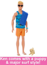 Load image into Gallery viewer, BARBIE MOVIE DELUXE KEN AND SURFBOARD