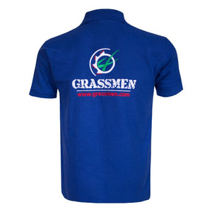 GRASSMEN Royal Blue Polo Shirt