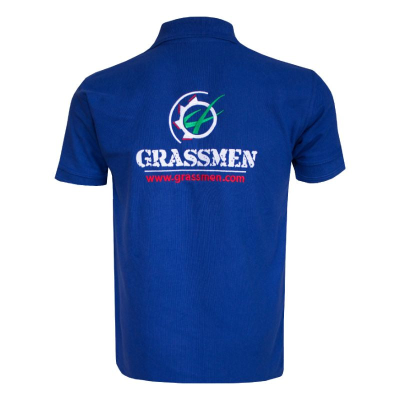 GRASSMEN Royal Blue Polo Shirt