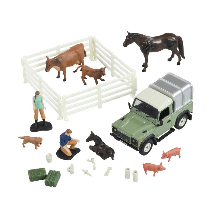 1:32 Britains Land Rover Vet Playset