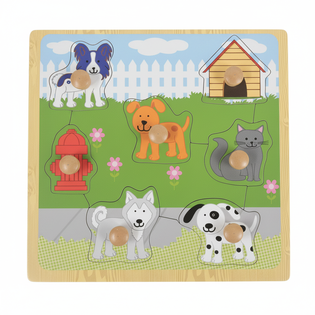 Dogs and Cats Puzzle - Clean Product Shot