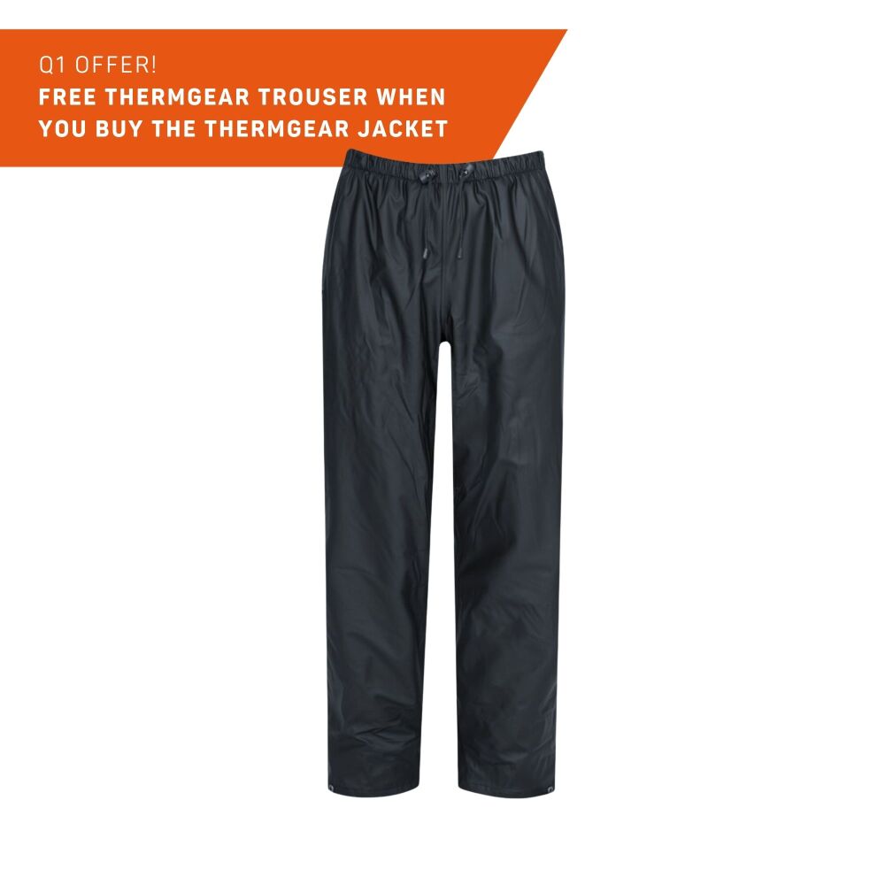 Swampmaster No-Sweat Thermgear Waterproof Lined Jacket Navy & FREE Swampmaster No-Sweat Thermgear Waterproof Lined Trouser Navy