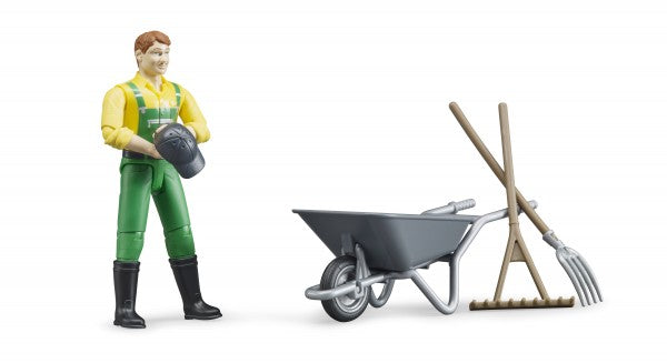 Figure set farmer with accessories